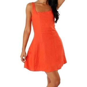 Petal & Pup Women’s Dillon Linen Skater Dress